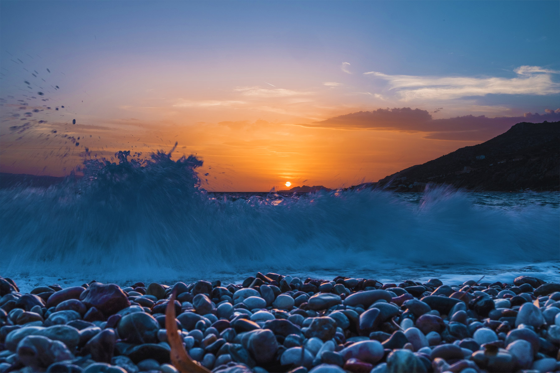 Puesta de Sol en Lutraki