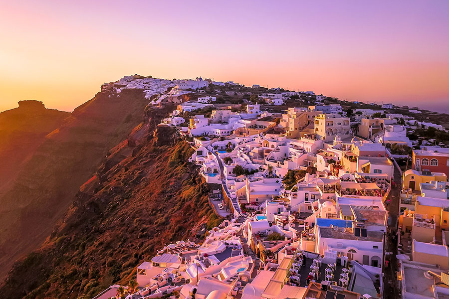 Puesta de Sol en Santorini